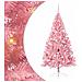 Albero di Natale artificiale con luci integrate Rosa 180 cm PVC - Foto miniatura 1