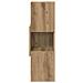 Mobile angolare Bianco 25,5x25x80cm Legno multistrato - Foto miniatura 5