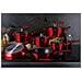 BH-1226 Set di pentole in granito Red Metallic Line - Foto miniatura 3