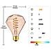 Lampadina A Filamento Led Giallo Caldo 3w 2200k, Base E27 Edison, 220v Dimmerabile - Foto miniatura 3