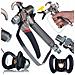 Pistola A Spruzzo Turbojet Tj1 Con 3 Ugelli Ultra Spray - Ergonomica E Precisa | Compatibile Con Graco, Wagner, Titan | Set Di Accessori Per Verniciatura - Foto miniatura 6