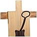 Portabito In Legno Con 5 Ganci 70x10x25h - Foto miniatura 3