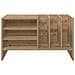 Mobile porta vinili Rovere artigianale 78.5 x 35 x 45 cm - Foto miniatura 5