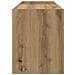 Mobile porta vinili Rovere artigianale 78.5 x 35 x 45 cm - Foto miniatura 6