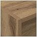 Mobile porta vinili Rovere artigianale 78.5 x 35 x 45 cm - Foto miniatura 8