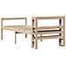 Letto per Anziani con Testiera 75x190 cm Legno Massello di Pino - Foto miniatura 6