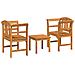 Set da giardino con divano a rosa 3 pcs - Foto miniatura 1