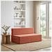 Divano Letto Pieghevole Rosso Arancio 152 x 86,5 x 60 cm - Foto miniatura 2