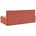 Divano Letto Pieghevole Rosso Arancio 152 x 86,5 x 60 cm - Foto miniatura 5