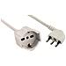 46106 Prolunga 3 Mt Spina 16a E Presa Schuko, Bianco - Sezione Cavo 3g1,5 Mm² - Foto miniatura 1