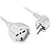 46106 Prolunga 3 Mt Spina 16a E Presa Schuko, Bianco - Sezione Cavo 3g1,5 Mm² - Foto miniatura 3