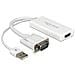 Adattatore Vga Con Hdmi Con Audio 62460 25 Cm Bianco - Foto miniatura 5