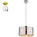 Suspension Chrome Acier Inoxydable - Diametre 30 Cm - Hauteur 12 Cm - Nickel Mat - Foto miniatura 1