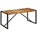 Tavolo Da Pranzo 180x90x75 Cm In Legno Massello Di Mango - Foto miniatura 1