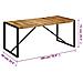 Tavolo Da Pranzo 180x90x75 Cm In Legno Massello Di Mango - Foto miniatura 9