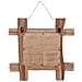Specchio con Tronchi Naturale 50x50 cm in Teak di Recupero - Foto miniatura 3