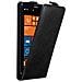 Custodia Compatibile Con Nokia Lumia 1320 In Nero Di Notte - Coperchio Protettivo In Design Flip Con Chiusura Magnetica - Foto miniatura 4