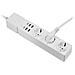 Indoor Power Strip With 3 Sockets And 4 Usb Ports - Foto miniatura 2