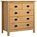 Credenza Hill Range 79x40x80 cm Legno Massello di Pino - Foto miniatura 1