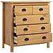 Credenza Hill Range 79x40x80 cm Legno Massello di Pino - Foto miniatura 4