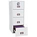 Classificatore Ignifugo Bianco - Ral 9003 4 Cassetti Da 49lt. Con Serratura Elettronica R3 - Fs 2254 E - Foto miniatura 1