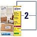Etichette Avery Autoadesivo Riciclata Parcel Spedizione Stampanti Laser 2 Etichette Per Foglio A4 200 Etichette Quickpeel Bianco - Foto miniatura 1