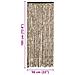 Zanzariera Beige e Marrone 56x185 cm Ciniglia - Foto miniatura 5