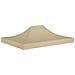 Tetto per Tendone per Feste 4,5x3 m Beige 270 g / m² - Foto miniatura 1