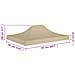 Tetto per Tendone per Feste 4,5x3 m Beige 270 g / m² - Foto miniatura 5