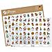 Zweckform Zdesign Trend Sticker Weihnachten Motiv: ""mini-weihnachts-motive"", Blattformat: Din A5, - 1 Stck (54614)  - Foto miniatura 1
