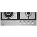 Piano Cottura HIAW64325SX a Gas 4 Fuochi Gas Colore Acciaio Inox - Foto miniatura 2