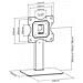 Supporto Universale Da Tavolo Per Monitor E Tv Da 23'' A 43'' - Foto miniatura 5