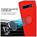 Custodia Compatibile Con Samsung Galaxy S10 Plus In Liquid Rosso - Coperchio Protettivo In Silicone Tpu Flessibile Con Anello - Foto miniatura 8