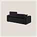 Orwell Divano Con Seduta Estraibile In Microfibra Smacchiabile T11 Nero 215 Cm - Foto miniatura 4
