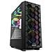 Case RGB HEX M. 2 ATX / Micro ATX /Mini-ITX 3 Porte USB 3.2 Colore Nero - Foto miniatura 1