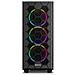 Case RGB HEX M. 2 ATX / Micro ATX /Mini-ITX 3 Porte USB 3.2 Colore Nero - Foto miniatura 2