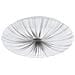 Plafoniera Applique Nieves Led Bianco Decoro Bianco E Argento Eglo - Foto miniatura 1