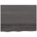 Ripiano Muro Marrone Scuro 80x60x2 cm Massello Rovere Trattato - Foto miniatura 2