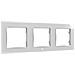 Cornice Per Interruttore Con 3 Staffe Per Interruttore A Parete - - Foto miniatura 1
