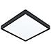 Plafoniera Moderna Fueva 5 In Acciaio Nero Led Integrato 20,5w 3000k Ip44 - Foto miniatura 1