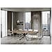 Tavolo Allungabile 90x140/244 Cm Volantis Premium Quercia Natura Telaio 4/c - Foto miniatura 3