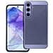 Custodia Back Cover Shell Rigida Antiscivolo Traforata Per Samsung Galaxy A55 Blu - Foto miniatura 1
