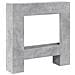 Cornice per Camino Grigio Cemento 81x18x82 cm in Truciolato - Foto miniatura 1