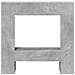 Cornice per Camino Grigio Cemento 81x18x82 cm in Truciolato - Foto miniatura 4