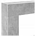 Cornice per Camino Grigio Cemento 81x18x82 cm in Truciolato - Foto miniatura 7