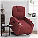 Poltrona Alzapersona Reclinabile Rosso Vino in Similpelle - Foto miniatura 2