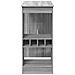 Tavolo Bar con Rastrelliera Grigio 102x50x103,5cm Multistrato - Foto miniatura 5