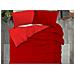 Copripiumino No Stiro Tinta Unita Bicolor Microfibra Effetto Manopesca Francesca Piazza E Mezza Bordeaux-rosso - Foto miniatura 1