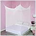 Zanzariera Per Letto 180x190x200cm Bianca Elegante Baldacchino Antizanzare - Foto miniatura 3