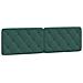 Cuscino Testiera Verde Scuro 180 cm in Velluto - Foto miniatura 1